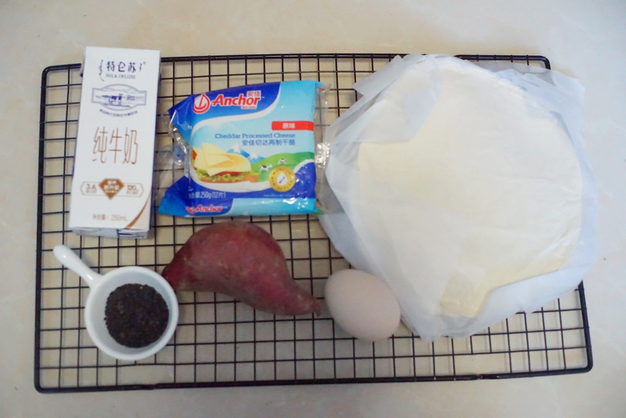 懒人版红薯酥饼，不用揉面就能做，外酥里软真好吃