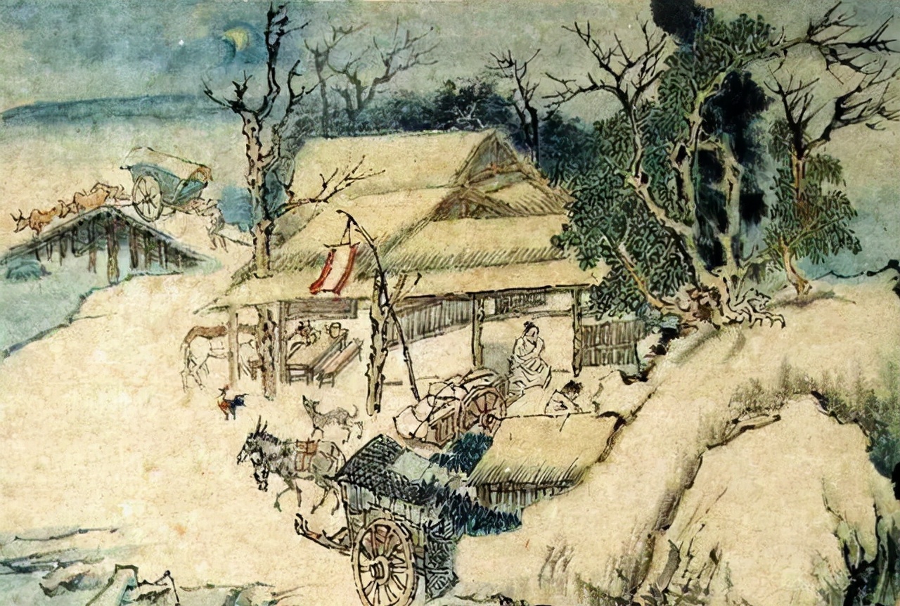 唐诗中一个描写羁旅的千古名句，堪称后无来者
