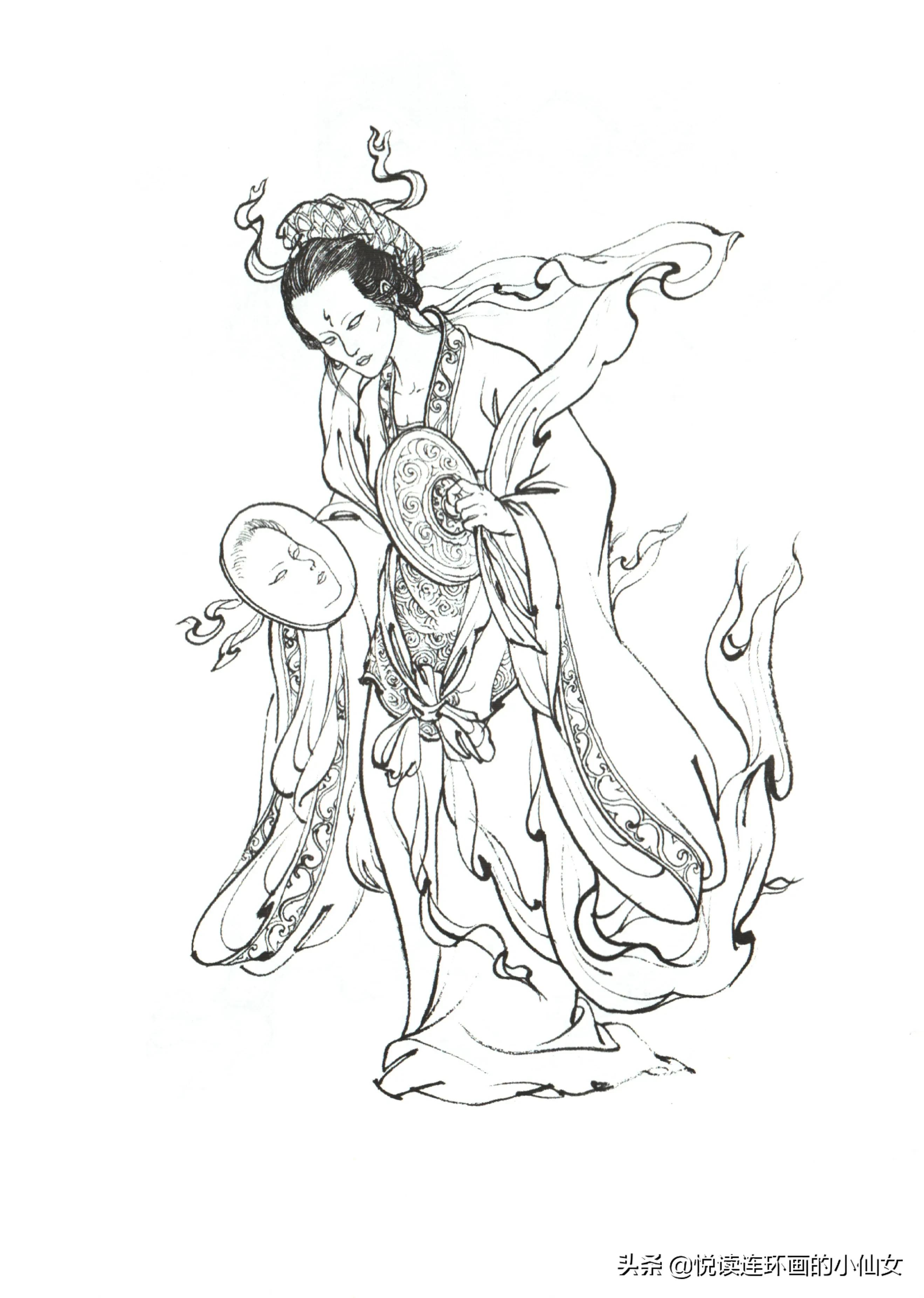 西游记神魔人物画谱，李云中绘