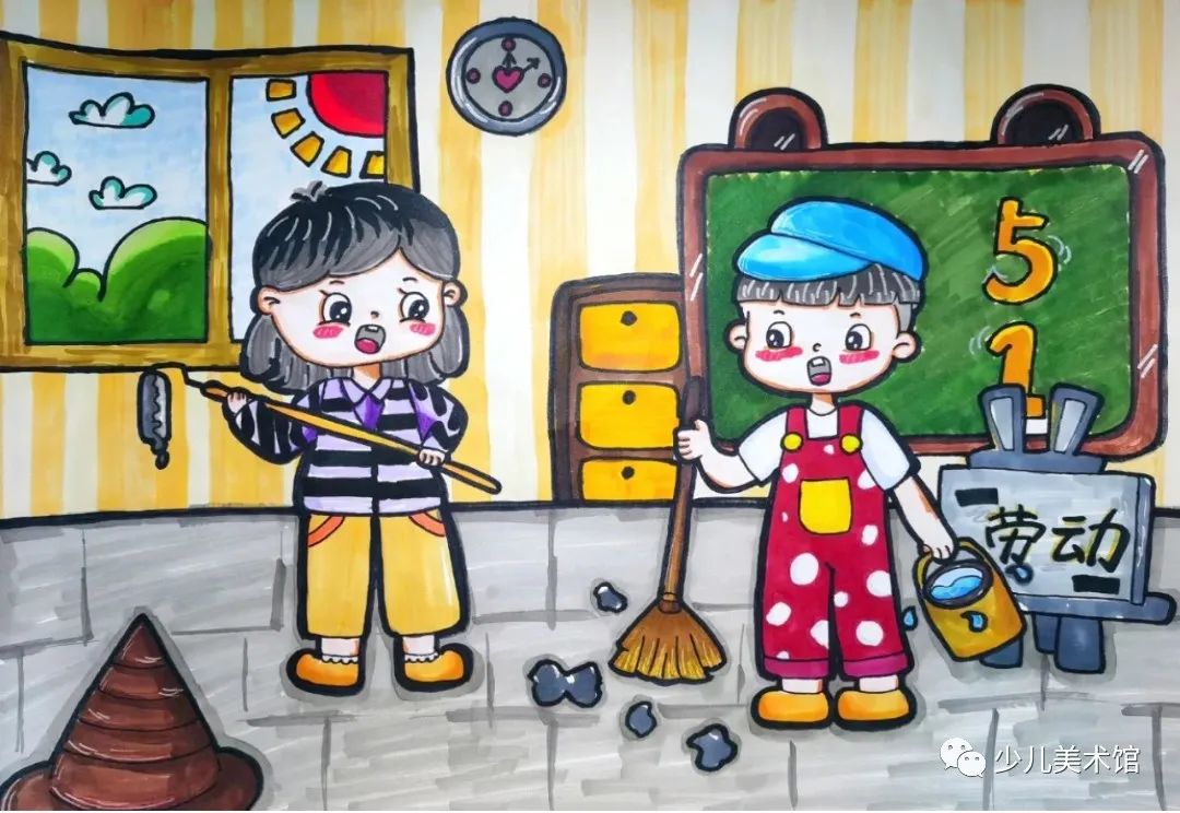 2022全网最全五一劳动节手抄报 主题绘画素材,总有一款适合你