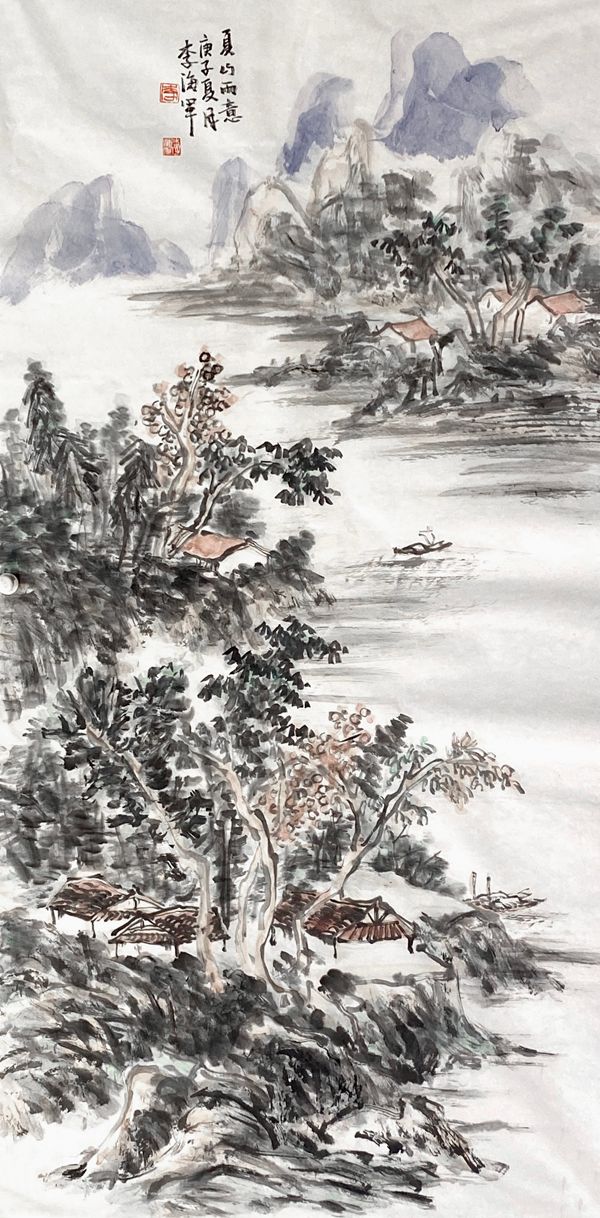 墨缘·著名画家李海军山水作品欣赏