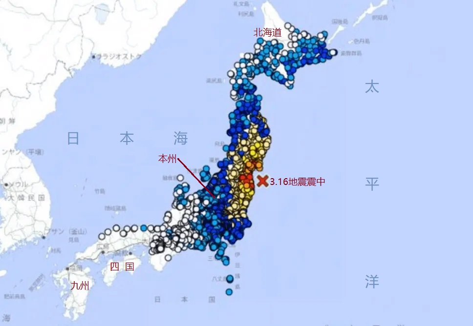 日本本州东岸近海发生7.4级地震,地处板块消亡边界注定地震不断