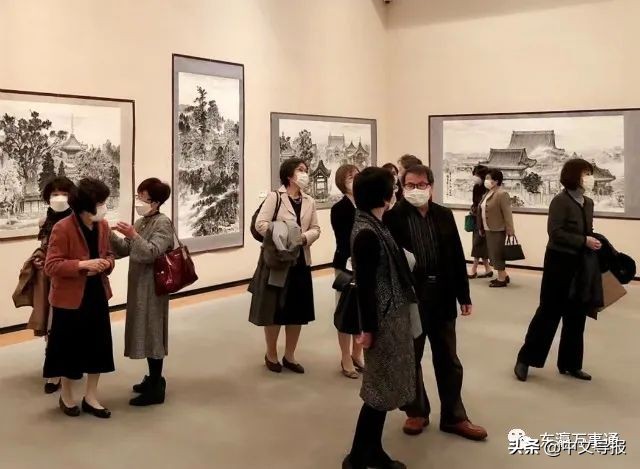 追寻空海足迹，纪念中日邦交正常化50周年：牛子华山水画展开幕