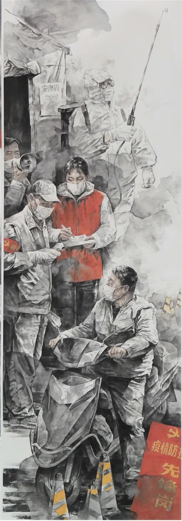 众志成城“丹青”抗疫 颍东区美术家协会美术作品网络展