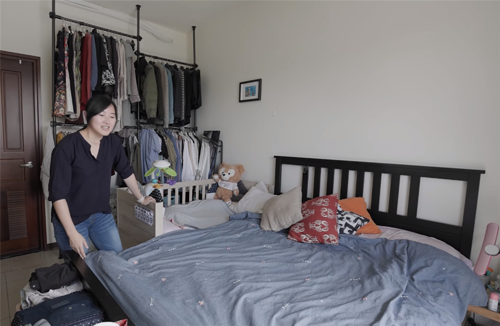 小两口用3天时间，将13㎡杂乱卧室变成森系风，网友：心服口服