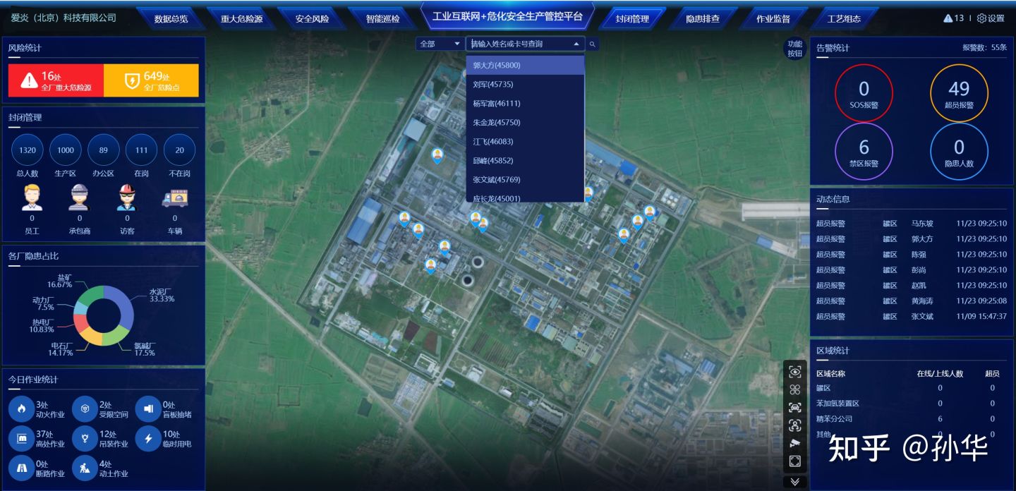 5G工业互联网+危化安全生产管理平台开发方案