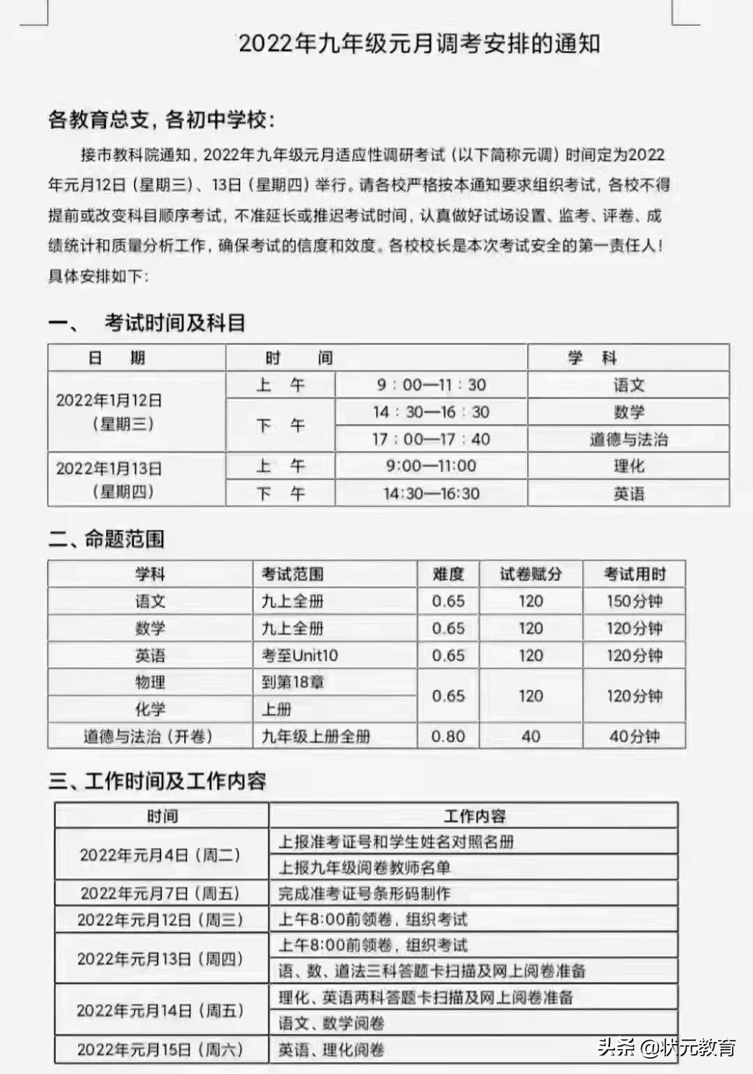 初三语文、数学元调试卷已出，“双减”后最全试卷分析