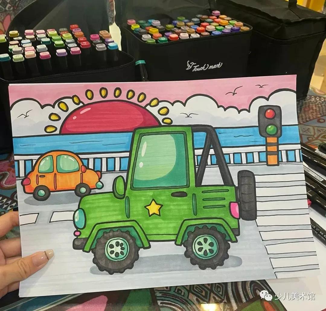 创意美术—太美了！超好看的40幅创意儿童画，张张精品，经典收藏