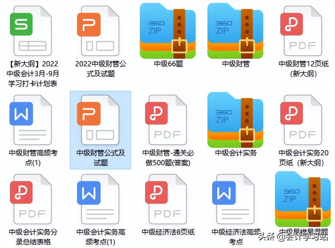 熬了5天，我提炼出2022年中级财务管理103个满分公式，附经典考题