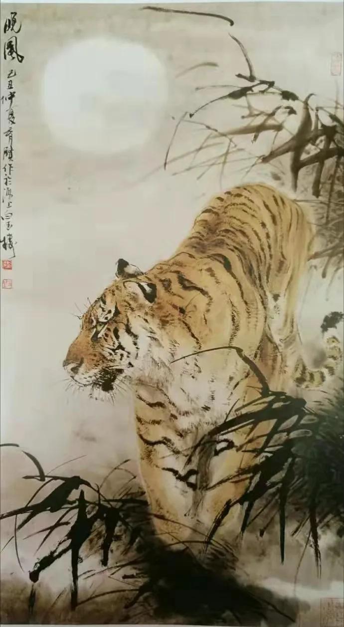 中国十大名家擅长画虎的是