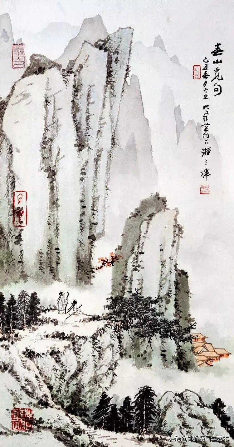 碧海浪驰前，水天一色谁为主，我驾轻舟万里船