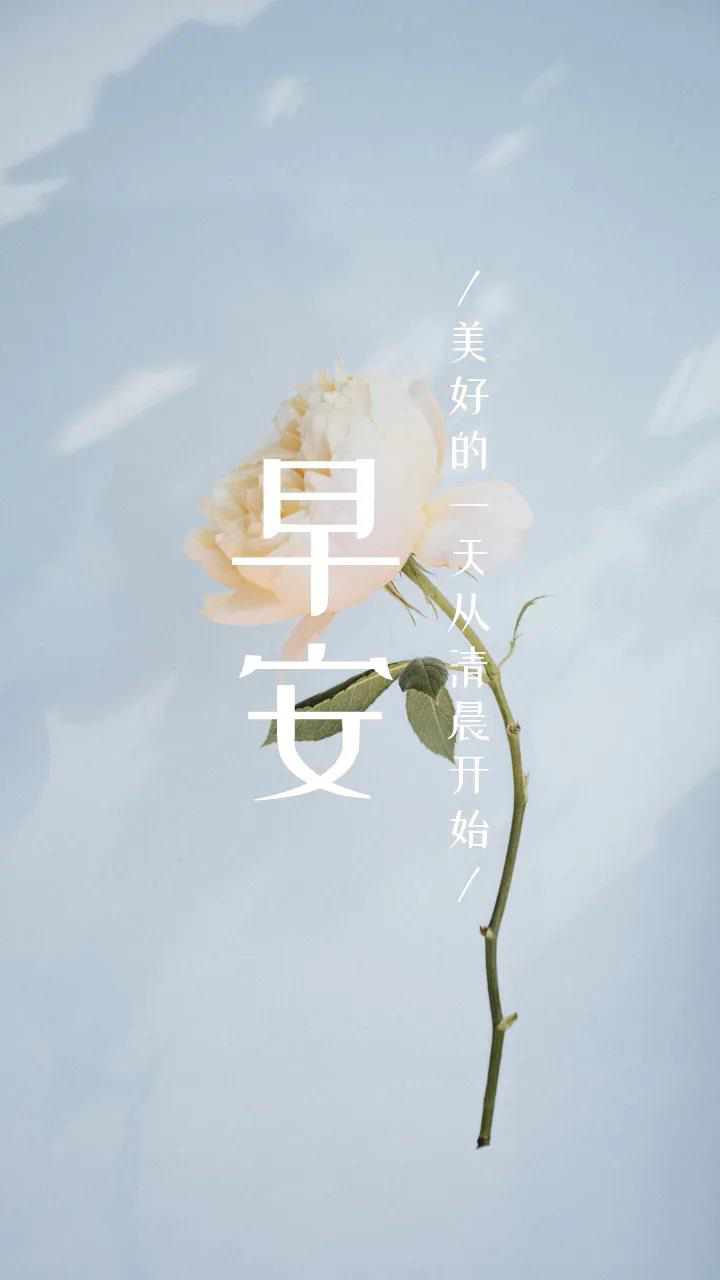 早安问候语 做你想做的,趁阳光正好,去追逐梦想,趁还年轻