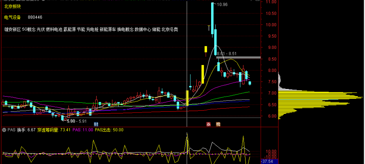 筹码分布指标讲解(筹码分布指标使用方法图解)