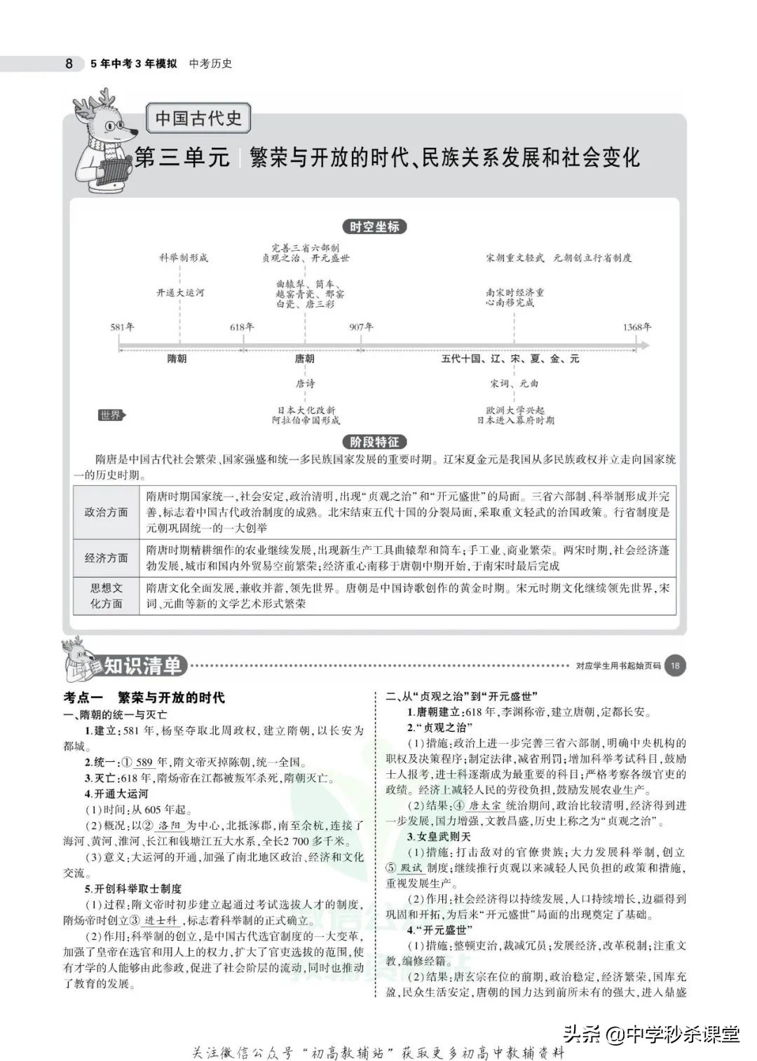 《5年中考3年模拟》中考历史全国版电子版可下载打印