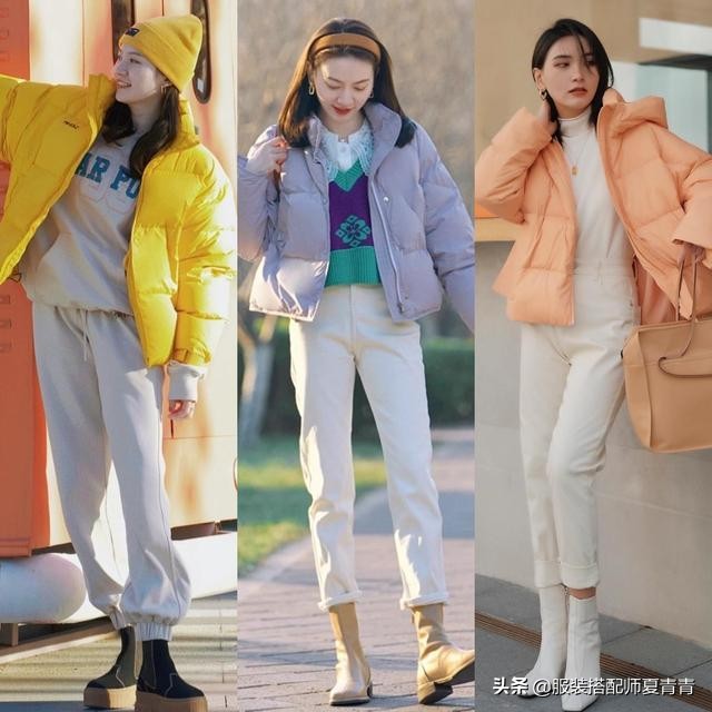 白裤子搭什么都好看,一条裤子穿出25种搭配,优雅又大方