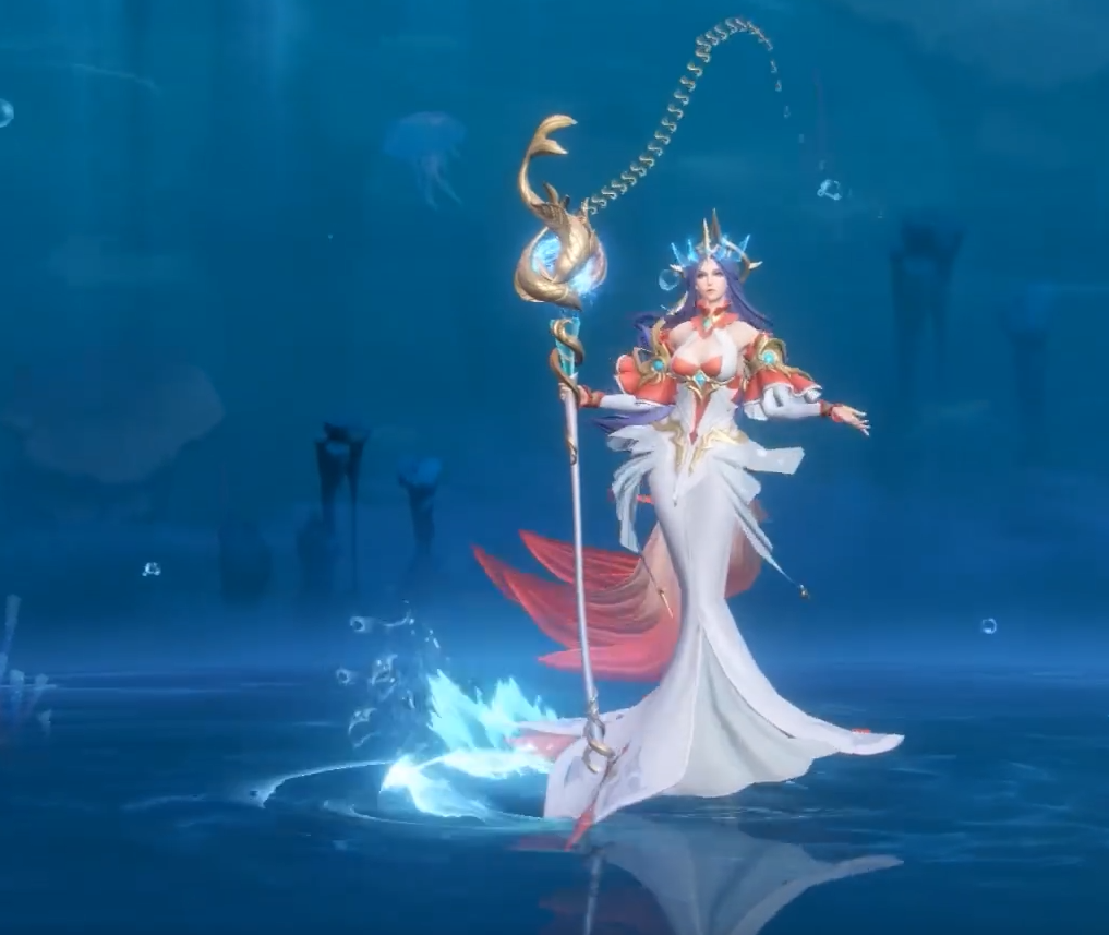 斗罗大陆:波塞西新皮肤曝光,身穿鱼尾裙,不如动漫形象好看