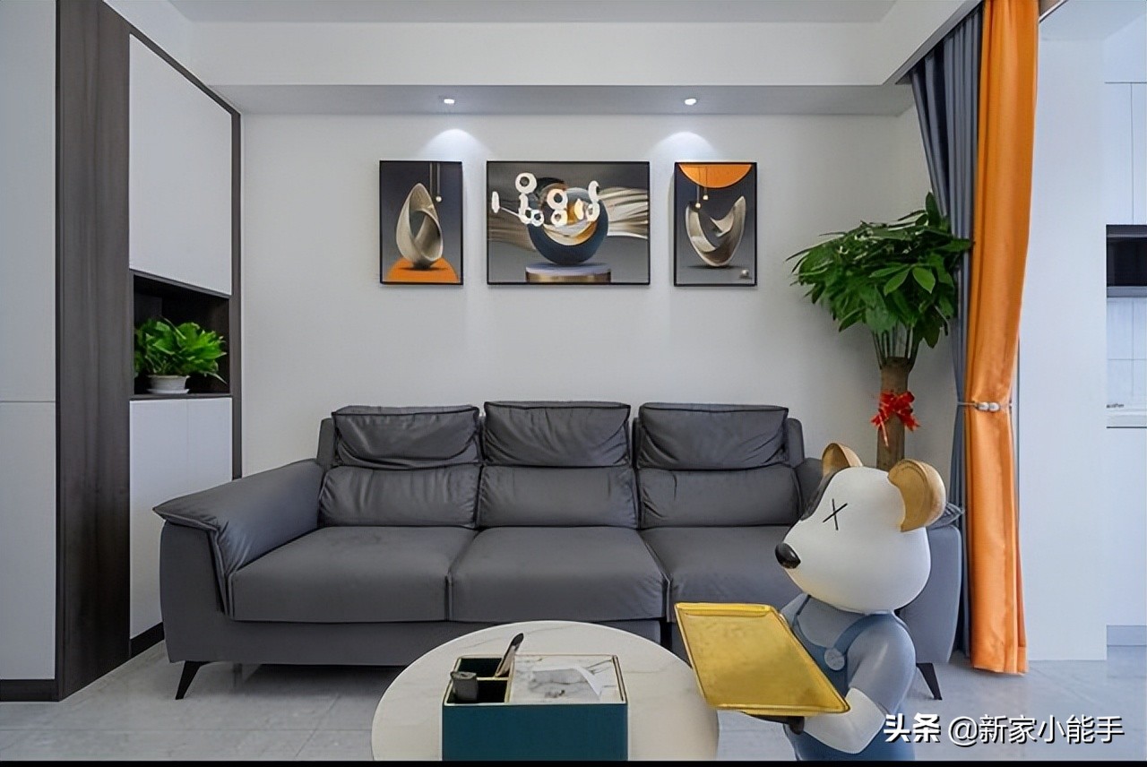 79平现代简约风格，封阳台利用率增强，全屋漂亮又时尚，分享一下
