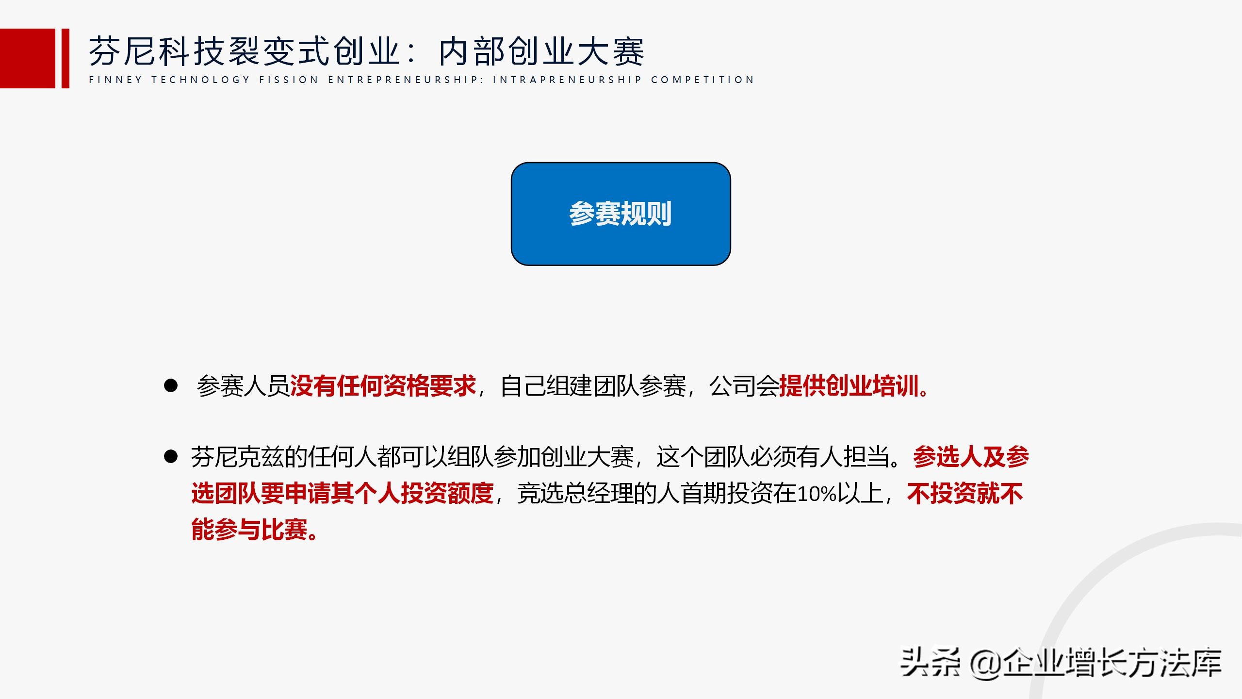 干货：芬尼科技内部创业裂变合伙人（PPT详解）