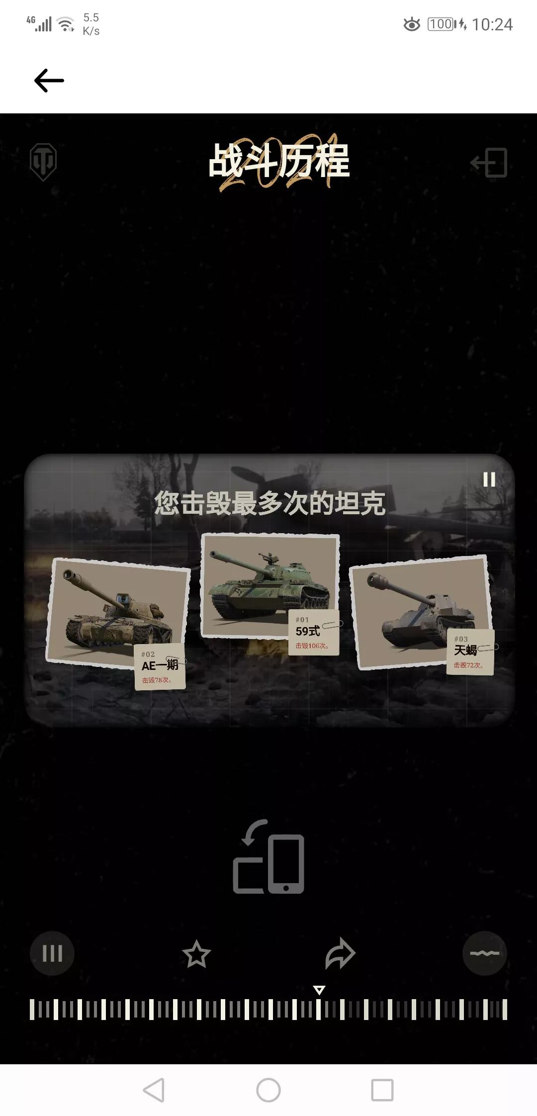 2021年坦克世界的战绩