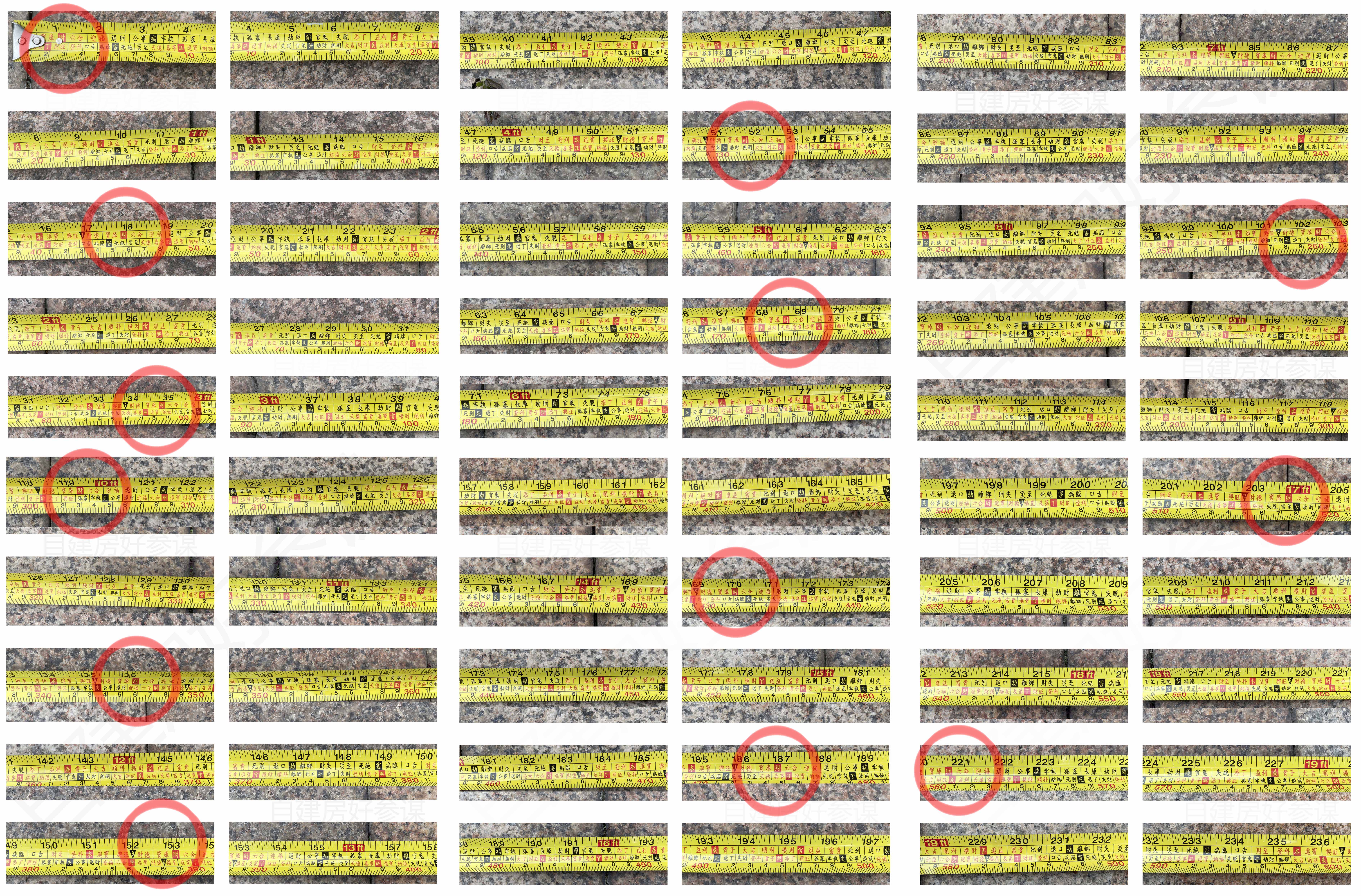 鲁班尺"吉利尺寸"分段高清照片整理,帮您节省时间,建议收藏