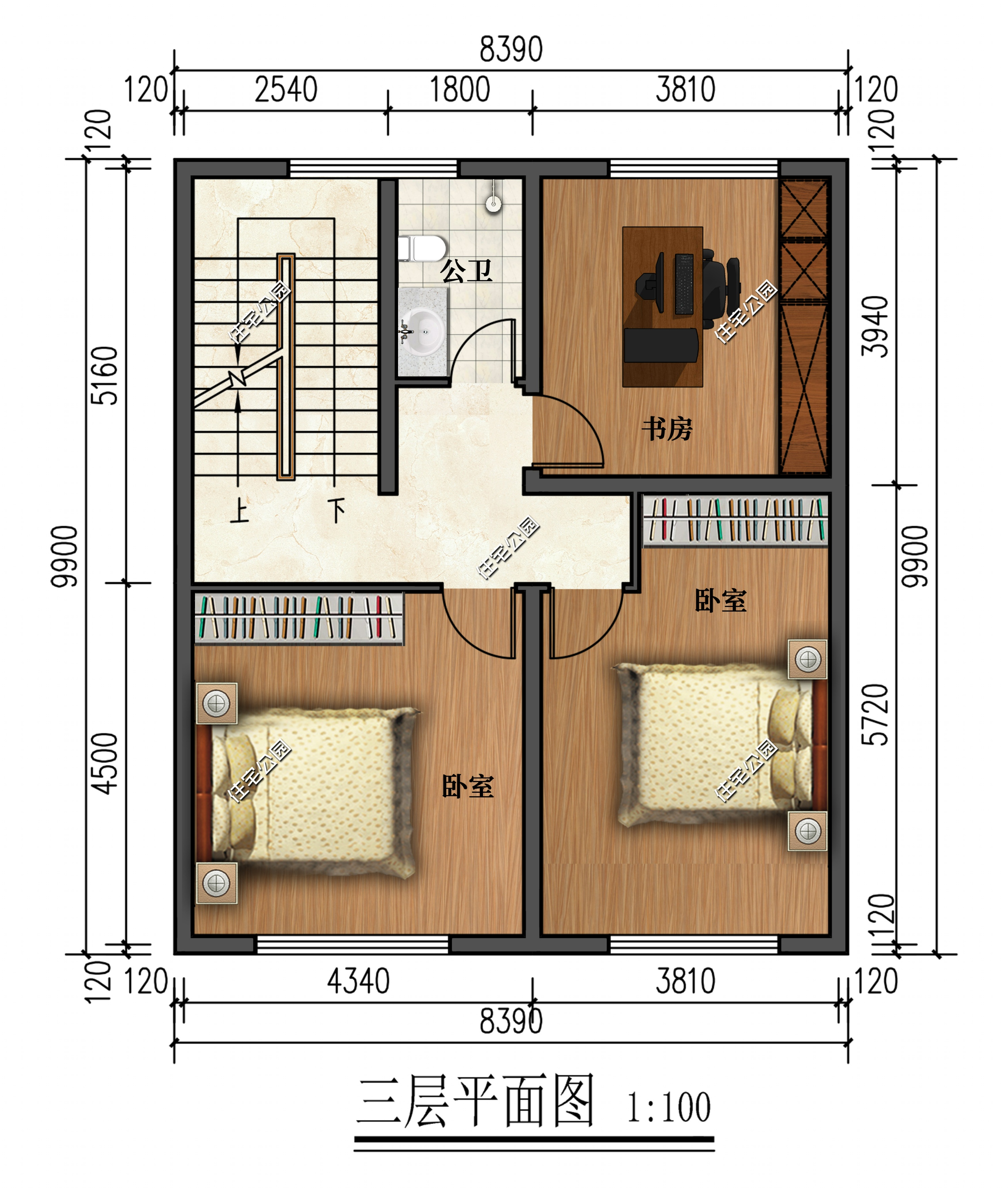 10x12房屋平面图图片