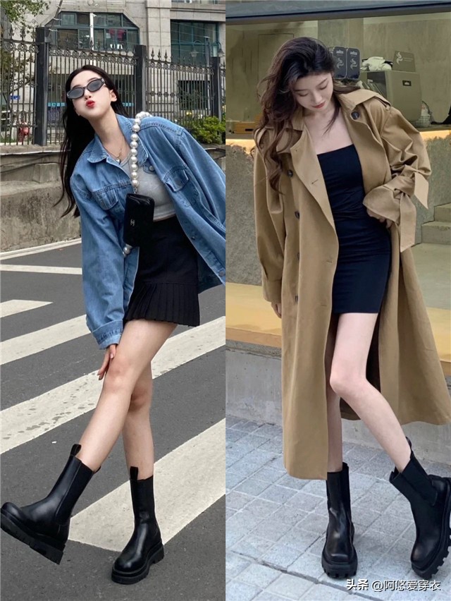 扔掉你的马丁靴吧！今年流行这“3种”靴子，158女生穿更洋气显高