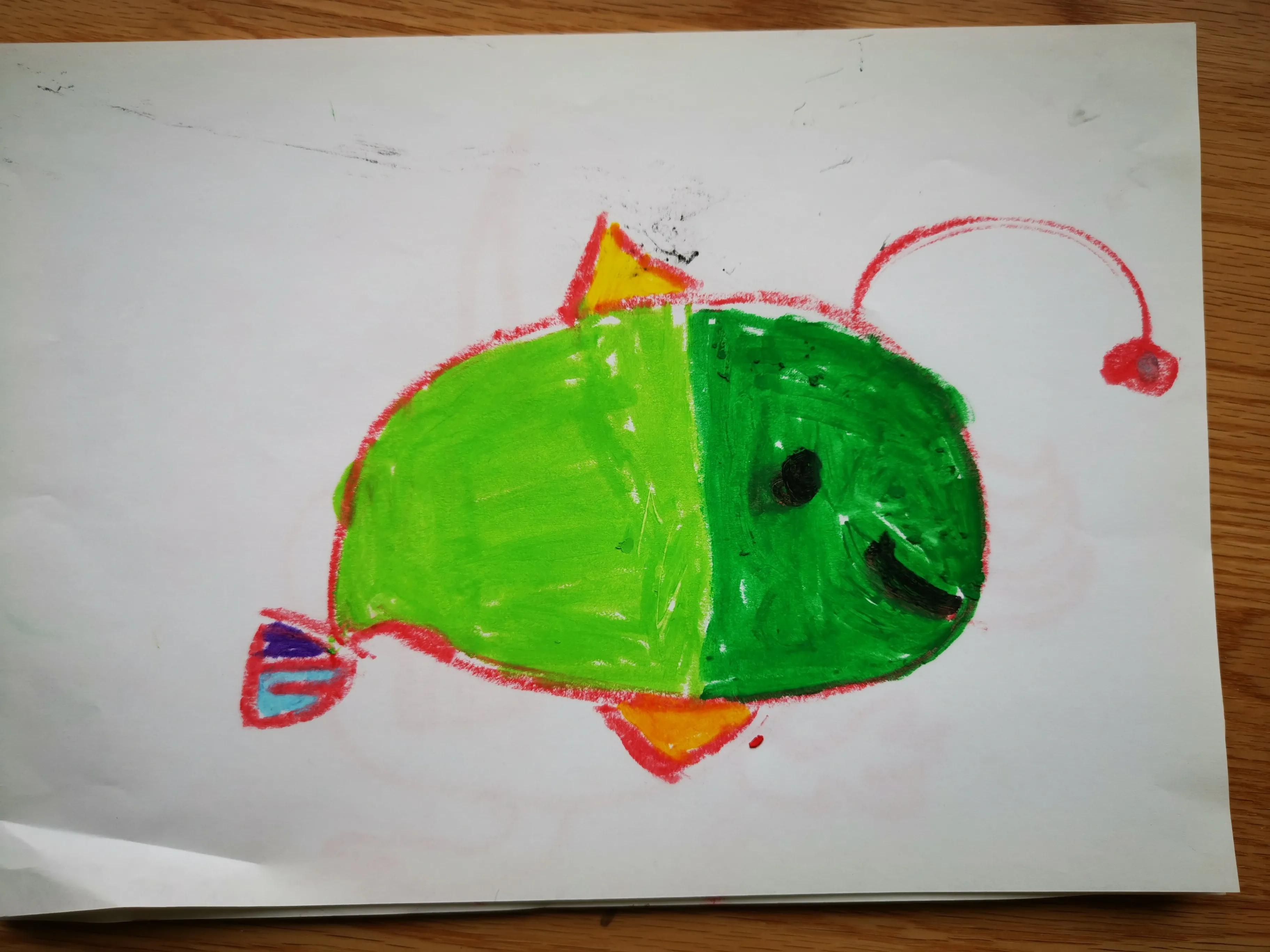 四岁儿童涂鸦