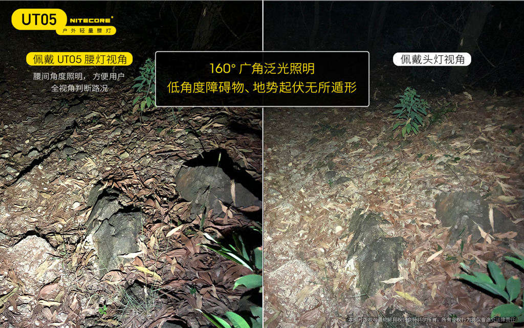 更輕、更清、更舒適：奈特科爾UT05腰燈&BLT10越野跑腰包