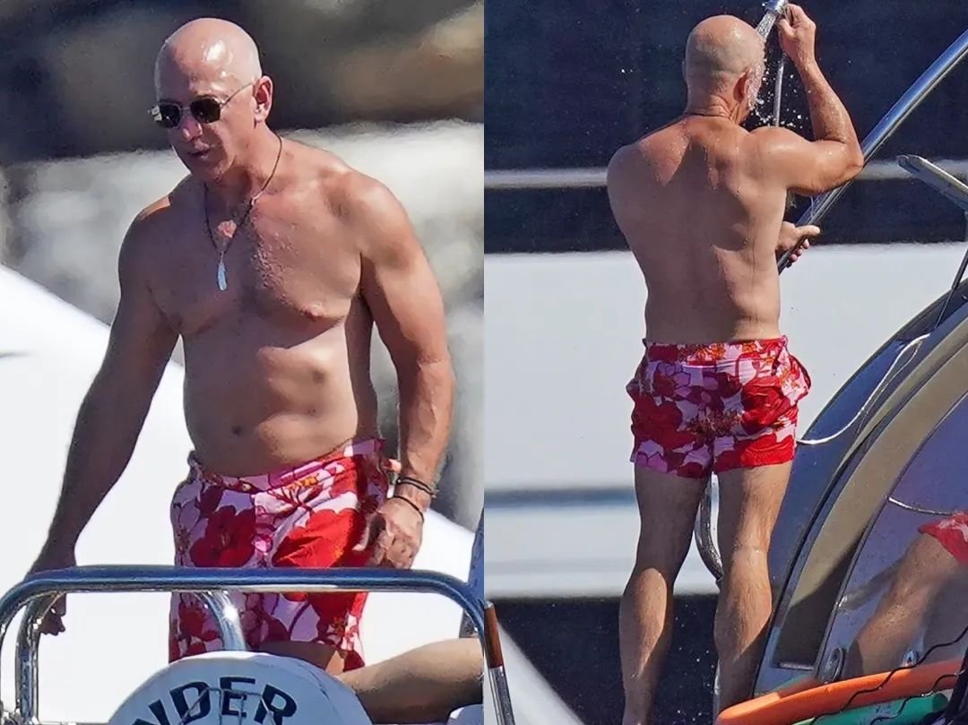 马斯克冷白皮大肚腩辣眼睛！嘲比尔盖茨身材不好的他，原来是垫底