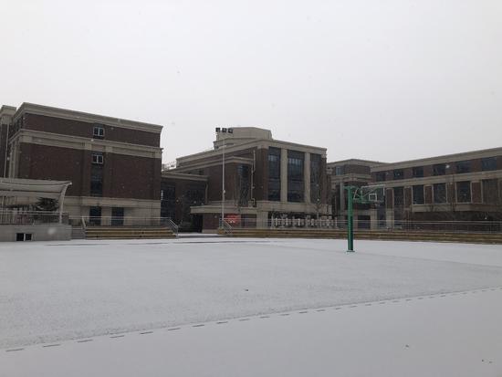 雪落校园，惊艳了冬天！快来欣赏正阳街小学校园雪景