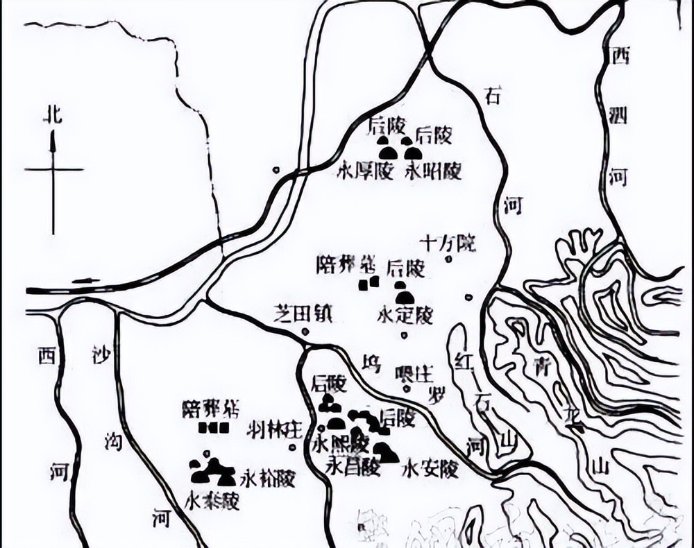 北宋陵墓分布图 图源:神采巩义宋代帝陵在继承唐陵基础上略有发展