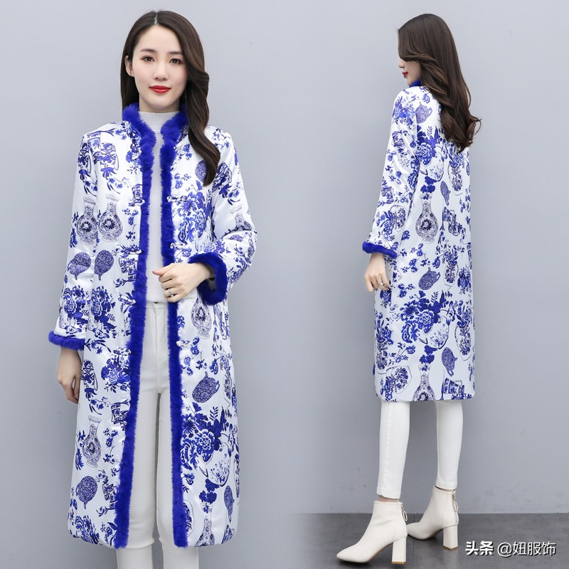 中国风穿搭：这几款复古大气的唐装棉衣棉服，气质又充满着优雅范