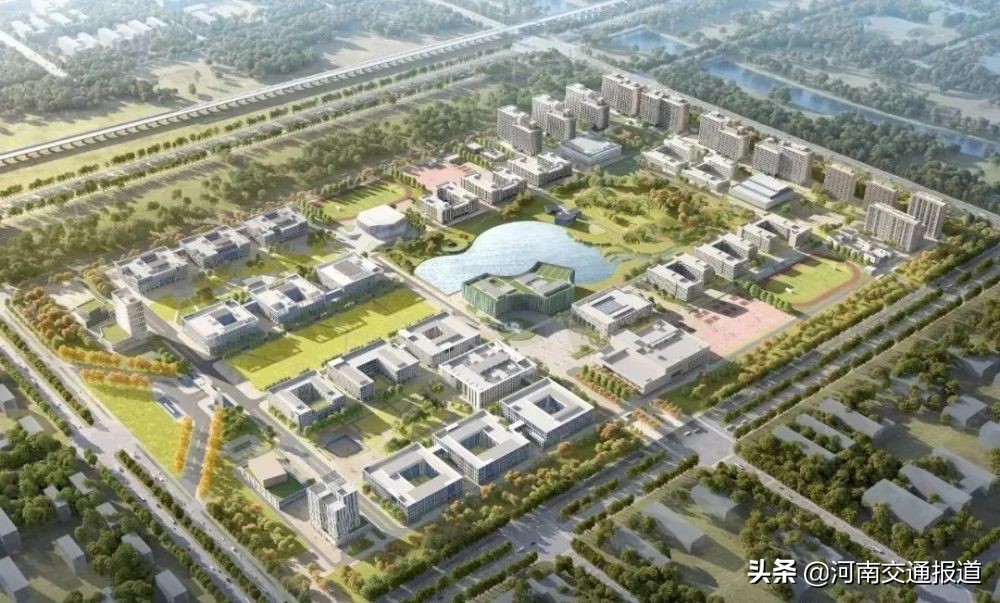 36亿！航空港这所大学校区建设如火如荼