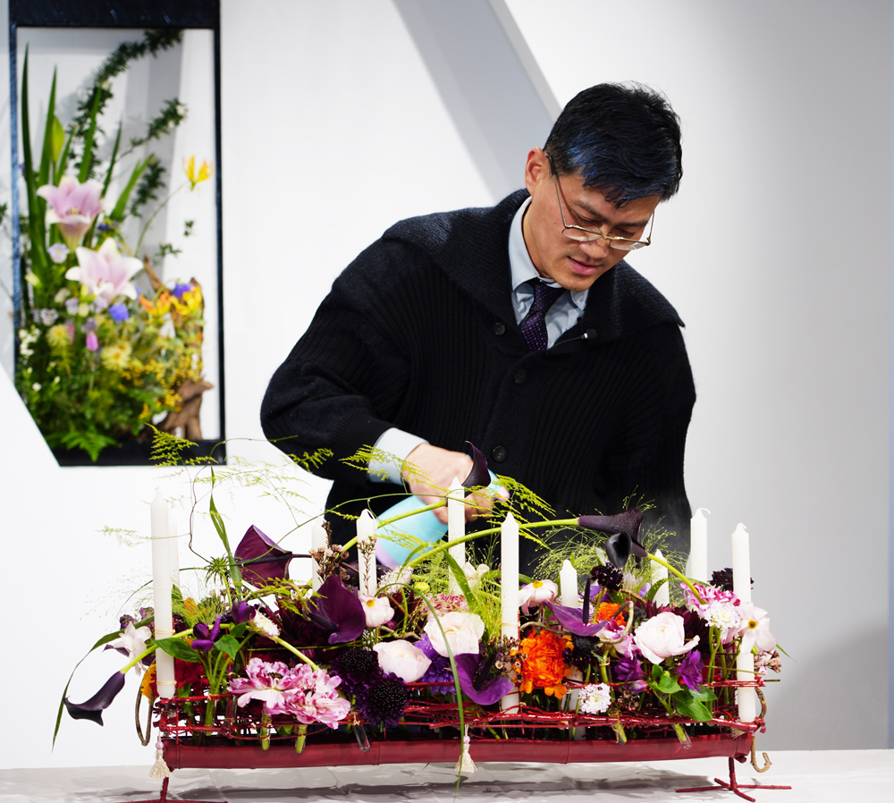2000人的“课堂”——海派插花大师王志东亲授技艺