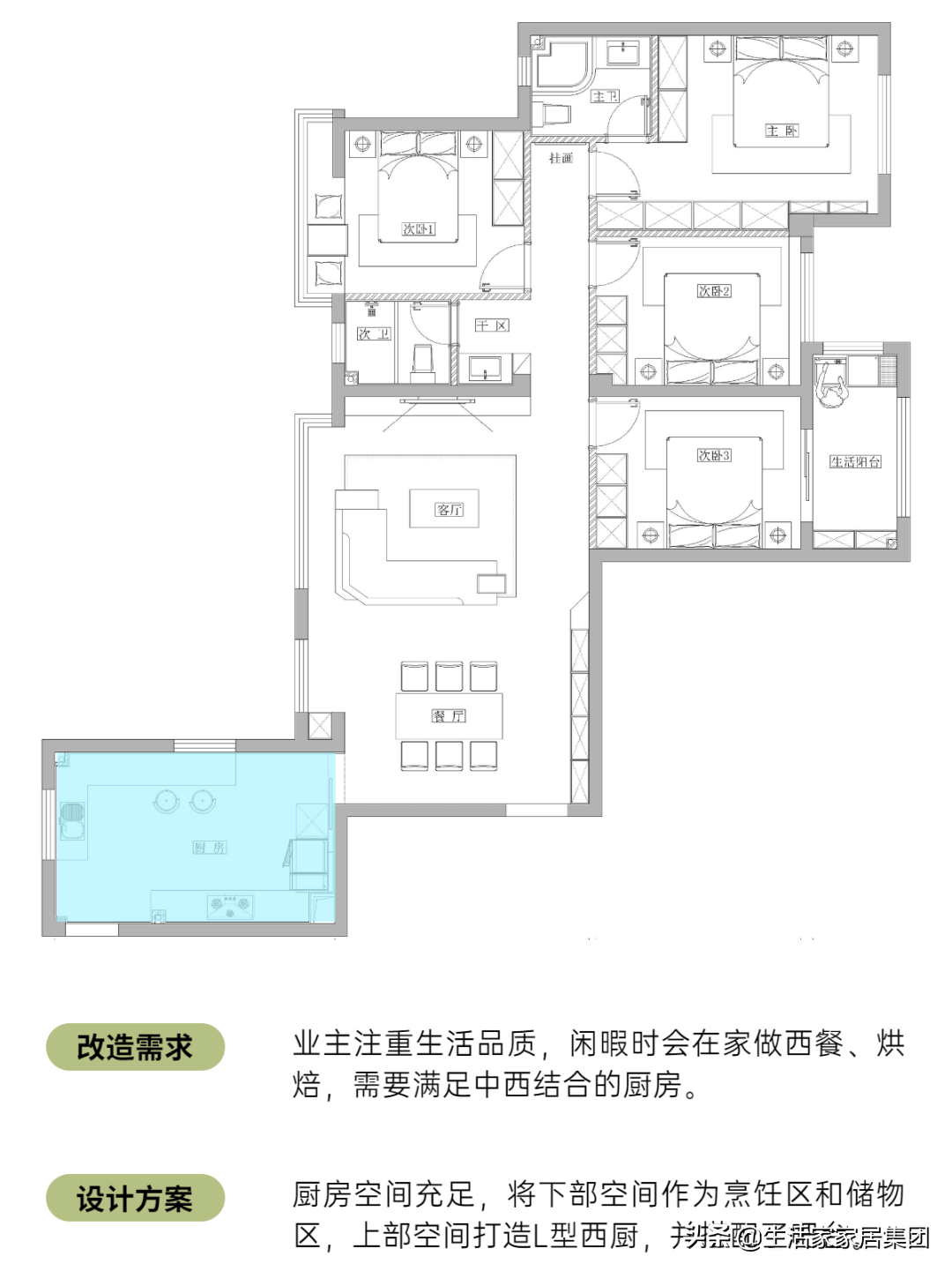 实景案例：135㎡现代简约家，全屋空无一物，其实暗藏实用设计