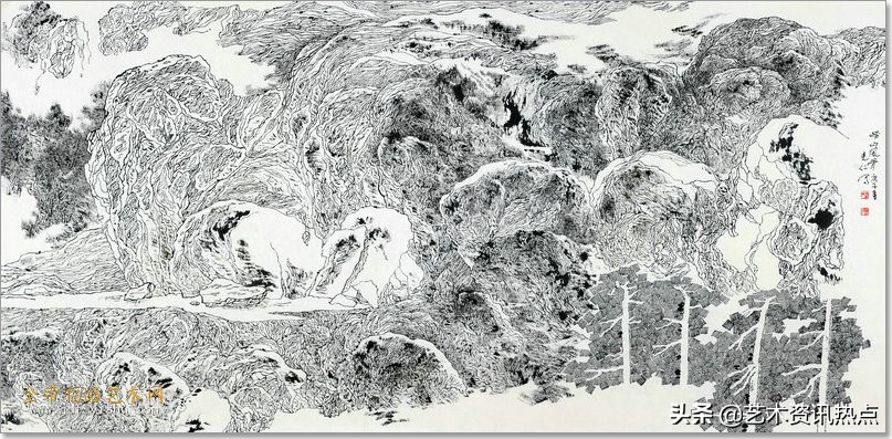 生命的纹理 心灵的气象-刘克仁先生山水画近作展