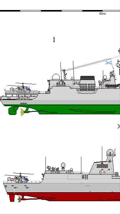 架空：事急从权的俄罗斯，采购中国军舰增强实力，054AR型护卫舰