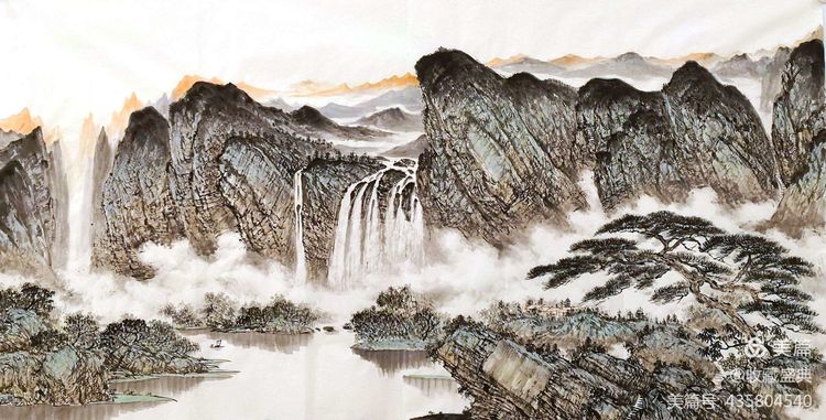 杨清源老师山水作品:万水千山总有情