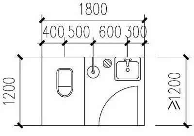 卫生间多种布局：精细化研究