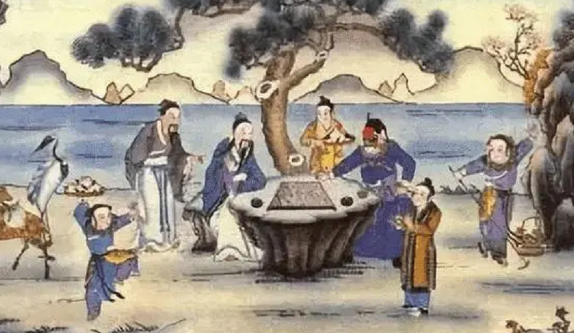 康熙和侍卫下棋时中途离开，15天后看到侍卫的尸体，康熙羞愧不已