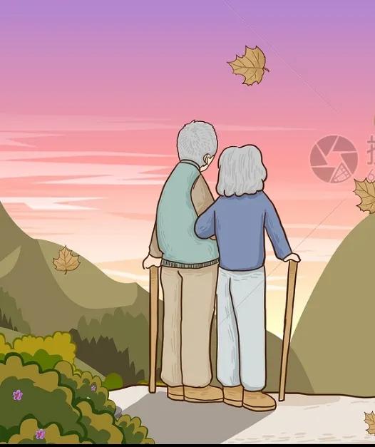 白头偕老的爱情才是最美的,一起走过几十年的时光,仍旧相依相偎,不离