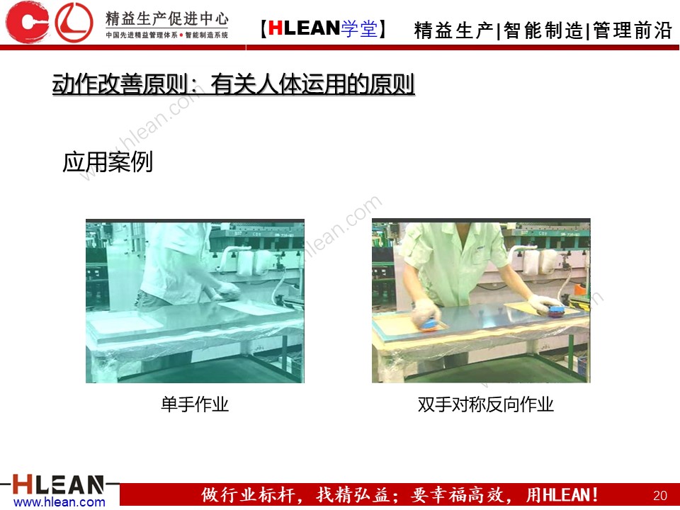 「精益學堂」IE七大手法之改動法