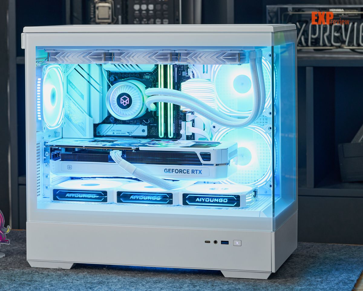 爱国者星璨岚机箱评测:270度展示实用与美观 - 114货源网