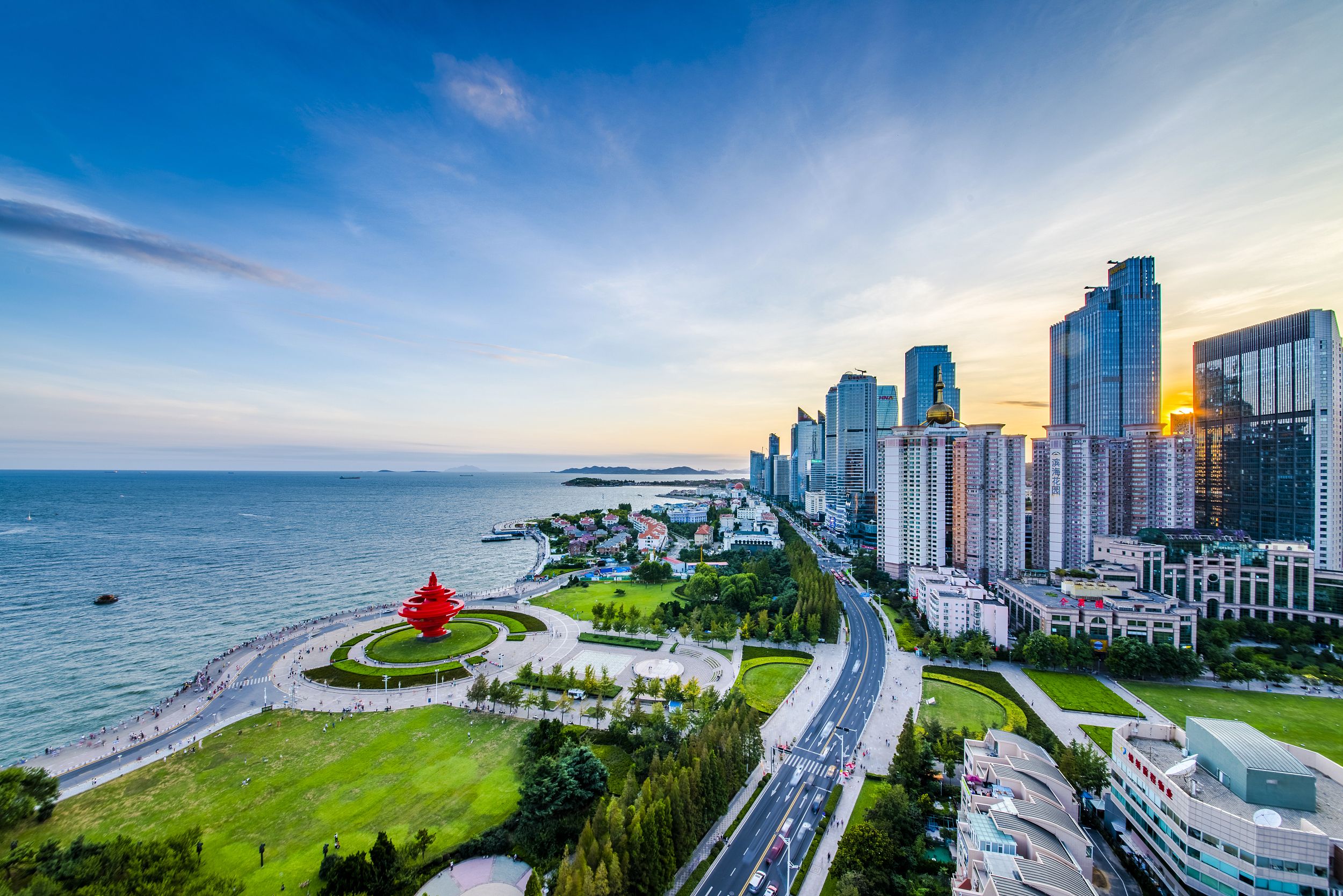 青岛不花钱的旅游景点图片