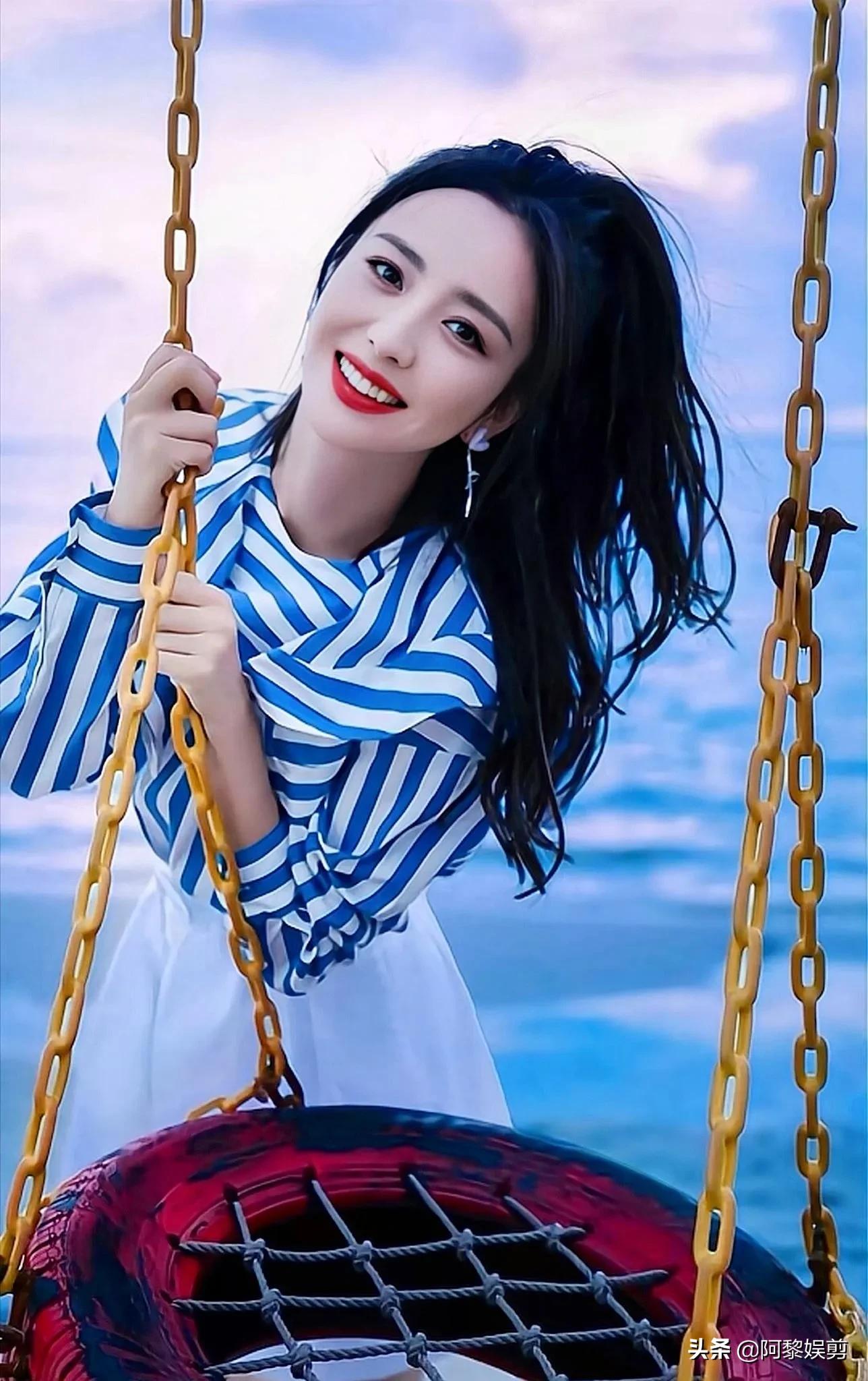 时尚美女佟丽娅，太漂亮了