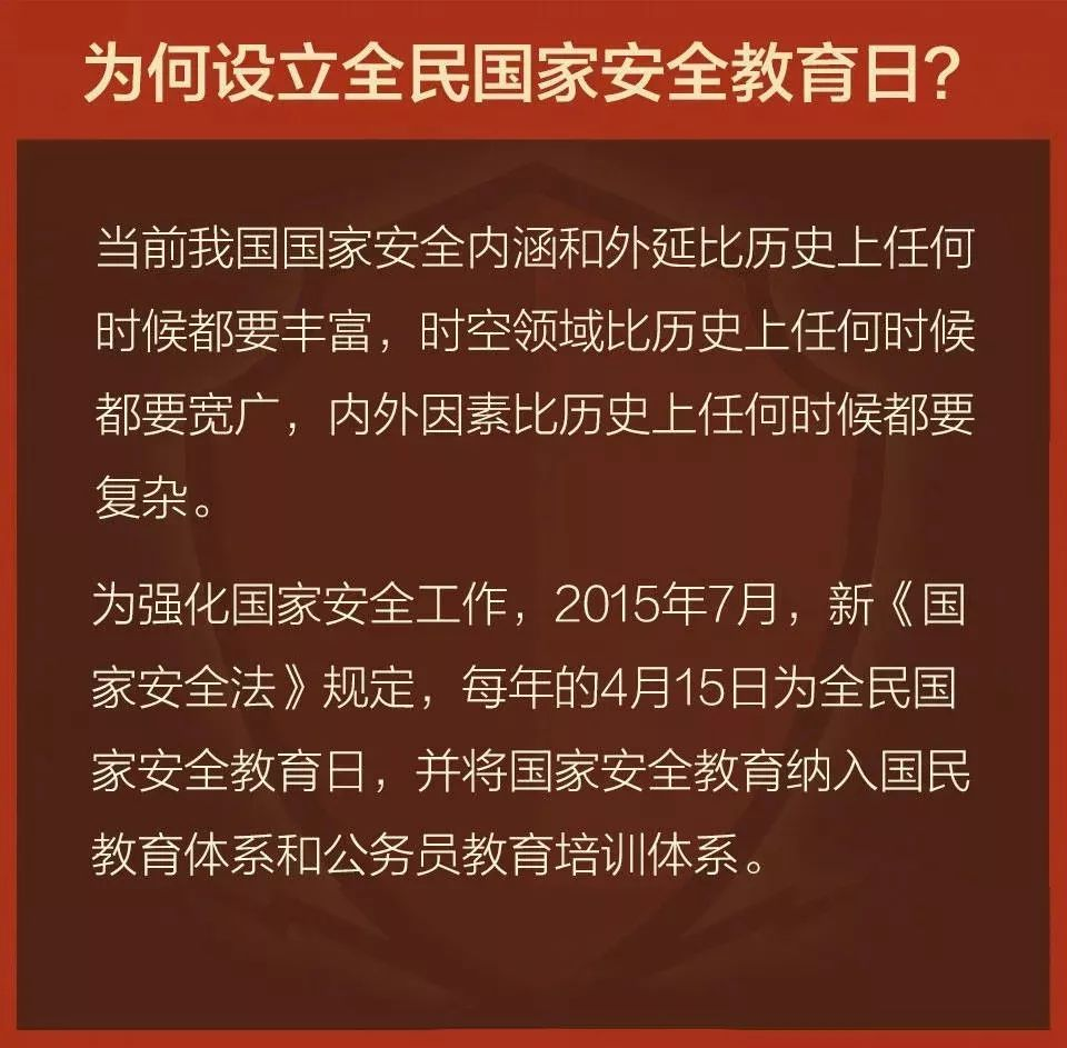 国家安全教育日 | 国家安全教育，你我的必修课