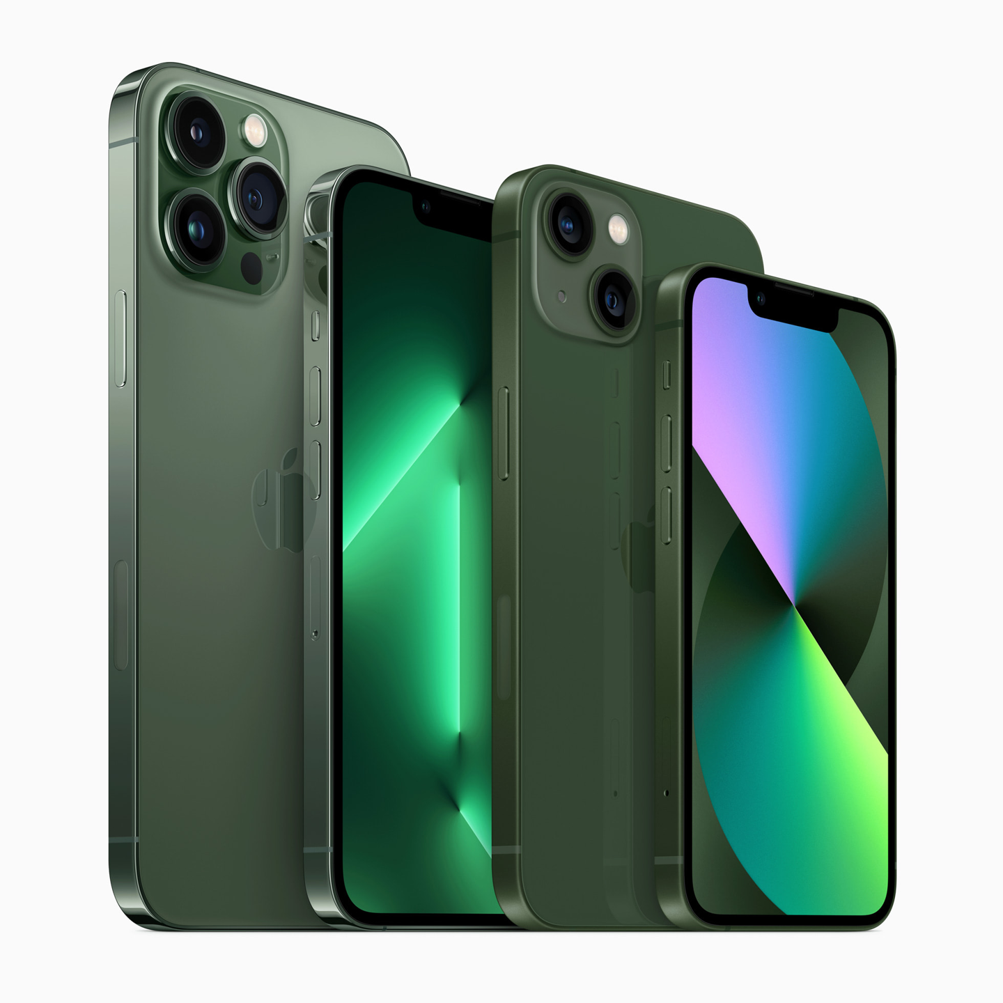 5199 元起，苹果 iPhone 13 / Pro系列绿色 / 苍岭绿版本今日开售