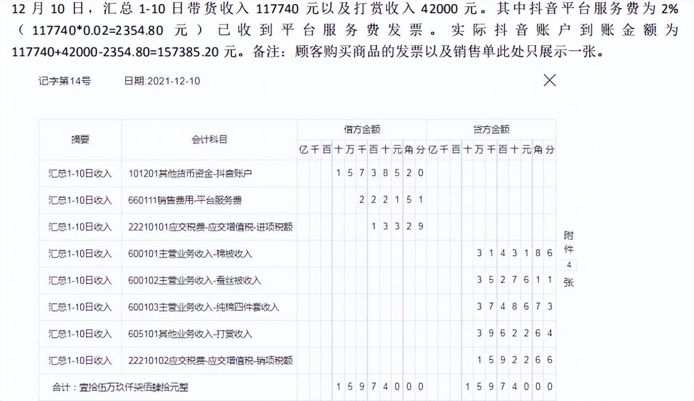 跳槽抖音运营公司做会计，月薪1.1w，这56笔抖音会计分录帮大忙了
