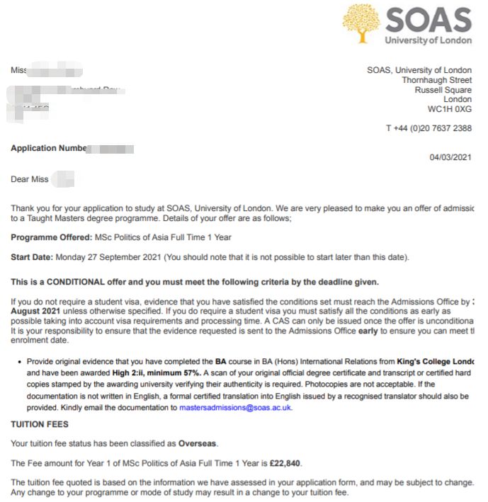 利兹大学，SOAS和谢菲尔德大学政治硕士详细介绍，附案例