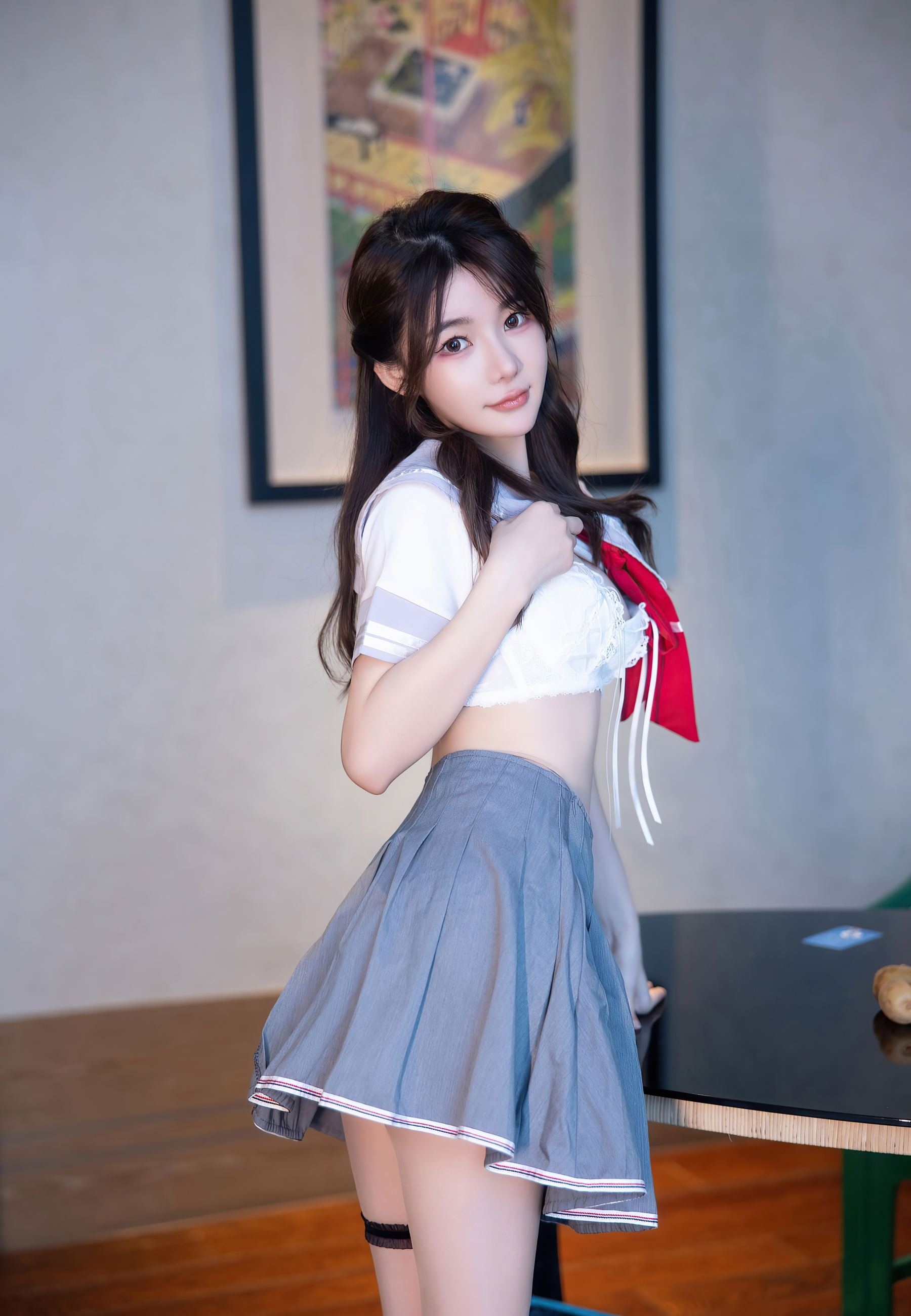 男生都喜欢女的穿jk制服 可爱女生头像jk制服